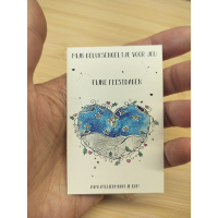 Thema gericht kaartje voor jouw geluksengeltje