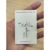 Thema gericht kaartje voor jouw geluksengeltje