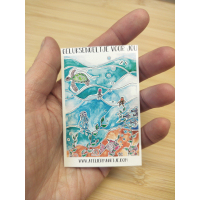 Thema gericht kaartje voor jouw geluksengeltje