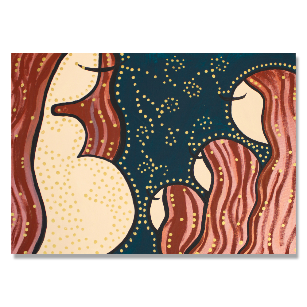 Schilderij Generaties: Donkere Nacht van de Ziel