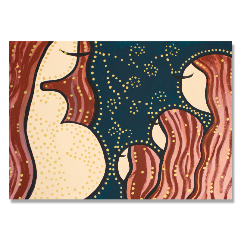 Schilderij Generaties: Donkere Nacht van de Ziel