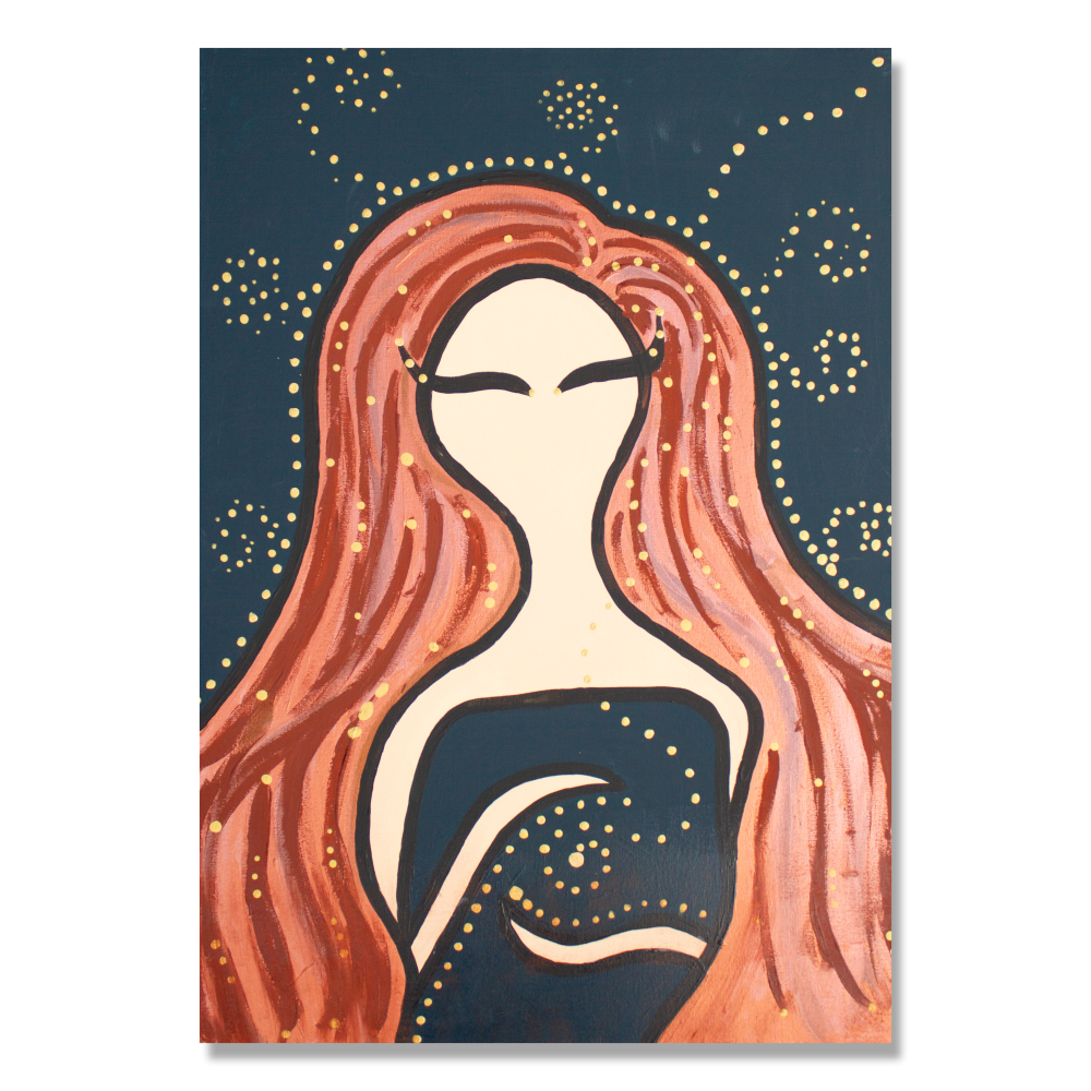 Schilderij Zelfstandig | Donkere Nacht van de Ziel 