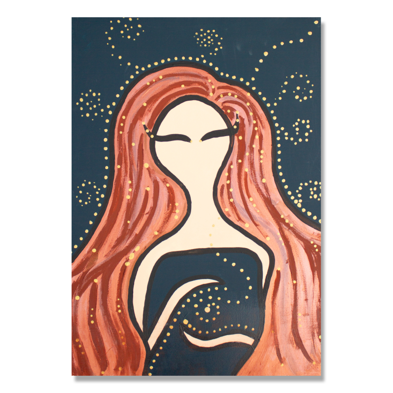 Schilderij Zelfstandig | Donkere Nacht van de Ziel 