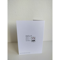 Wenskaart Gefelicitaart - Felicitatiekaart inclusief envelop