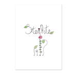 Sterkte Wenskaart - Medelevende kaart inclusief envelop 