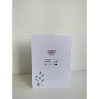 Wenskaart Waterlelie - Rustgevende kaart inclusief envelop